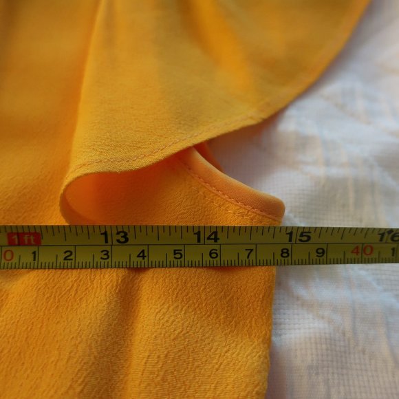 NWOT Marigold Flutter Sleeve Wrap Dress - Picture 7 of 11